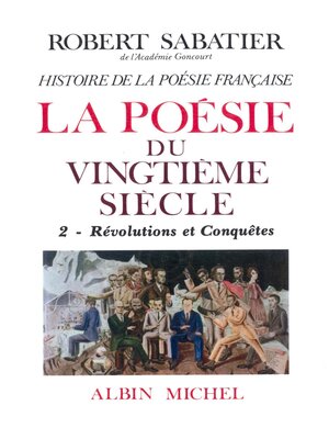 cover image of Histoire de la poésie française--Poésie du XXe siècle--tome 2